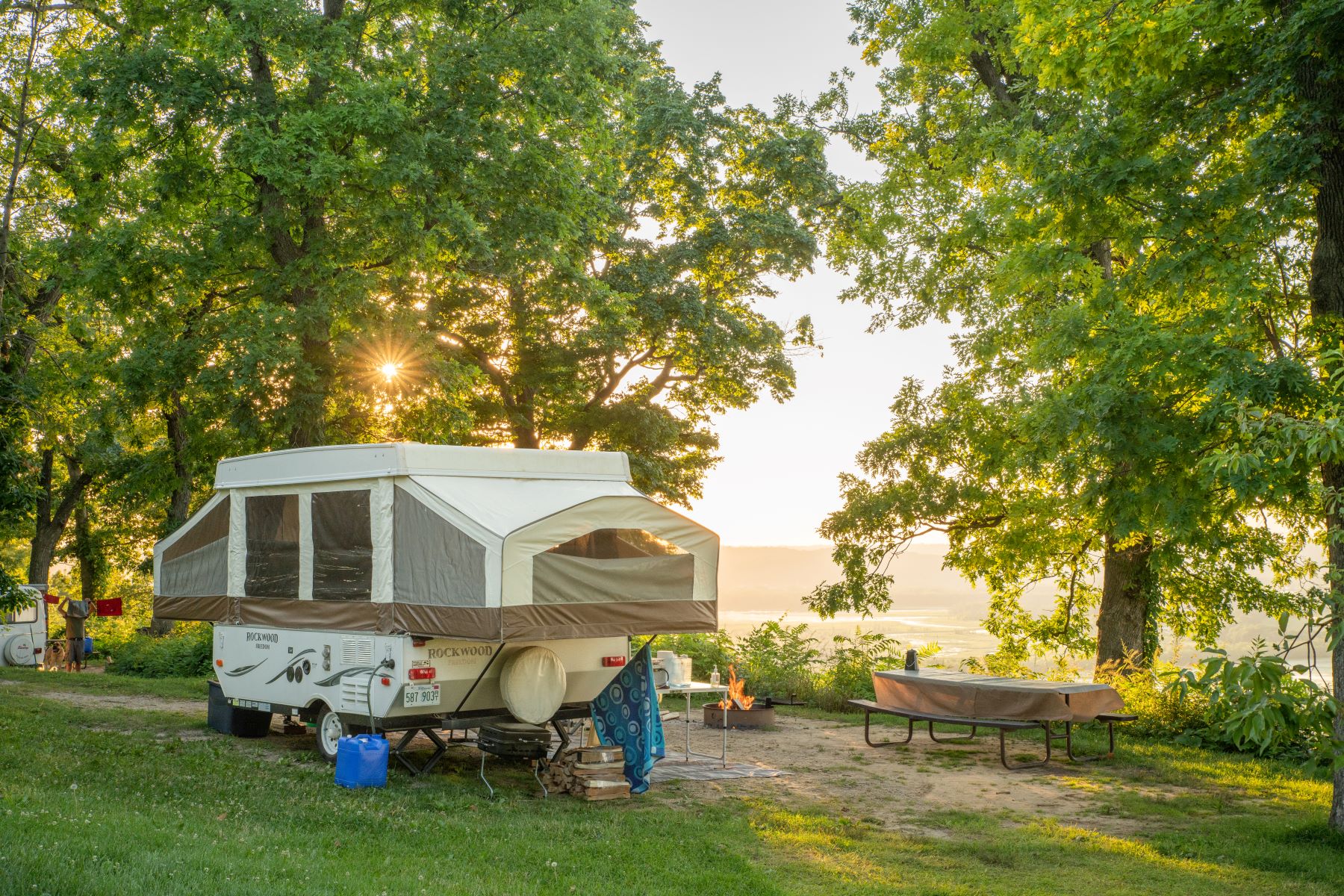 Camping in wyalusing State Park