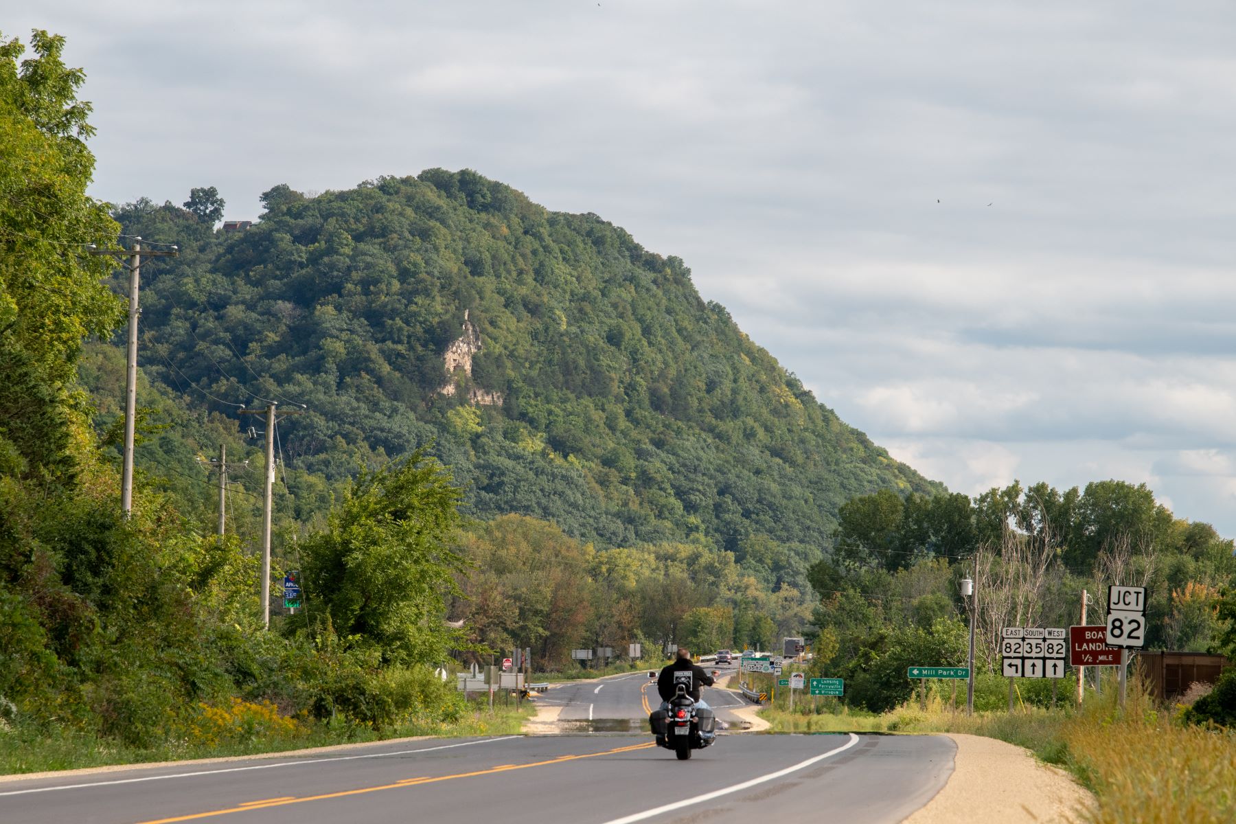 Motorcycle riding