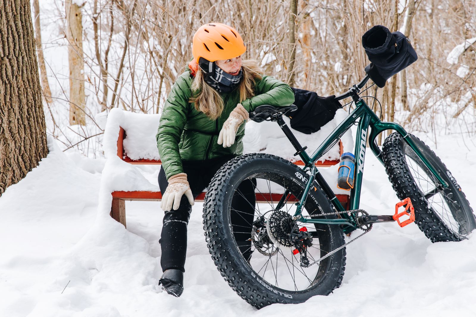 Winter biking in the Driftless