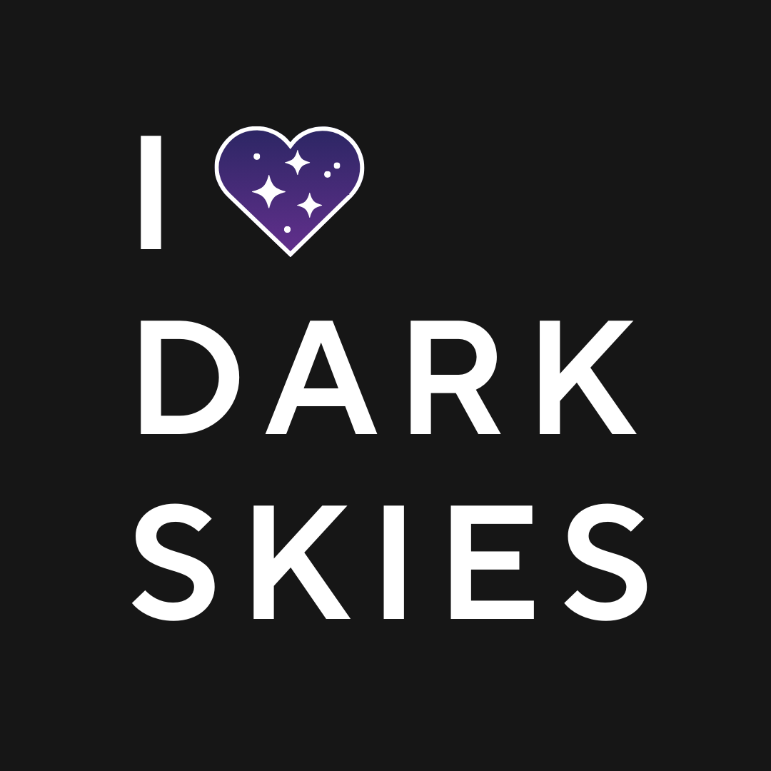 I love dark skies text