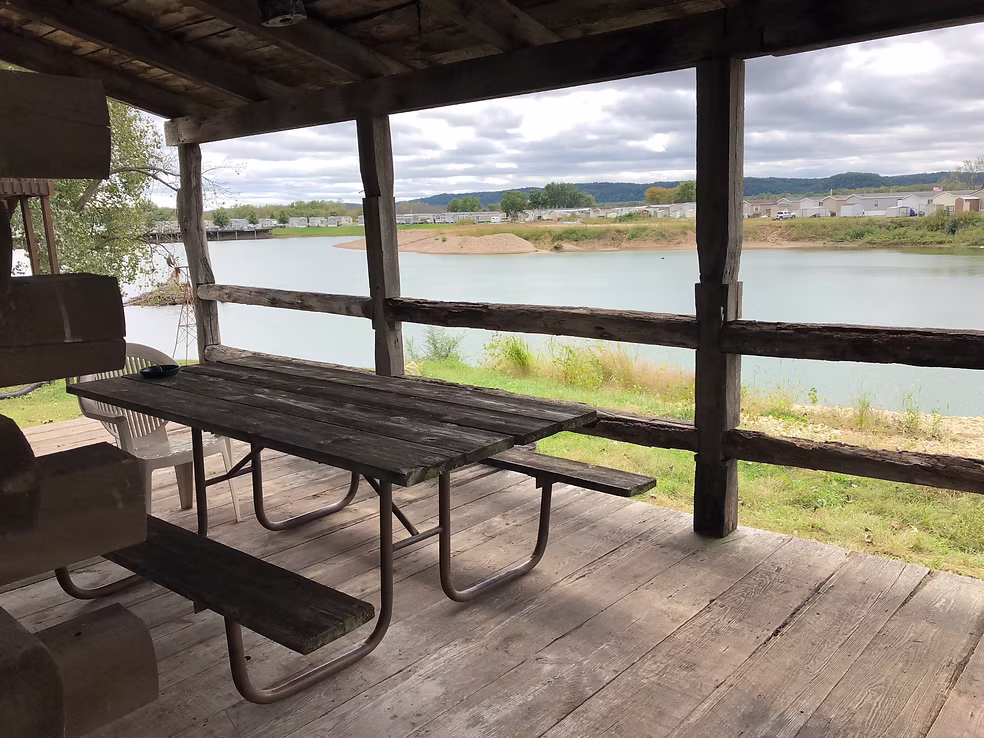 A view from the cabin at Sports Unlimited Campground