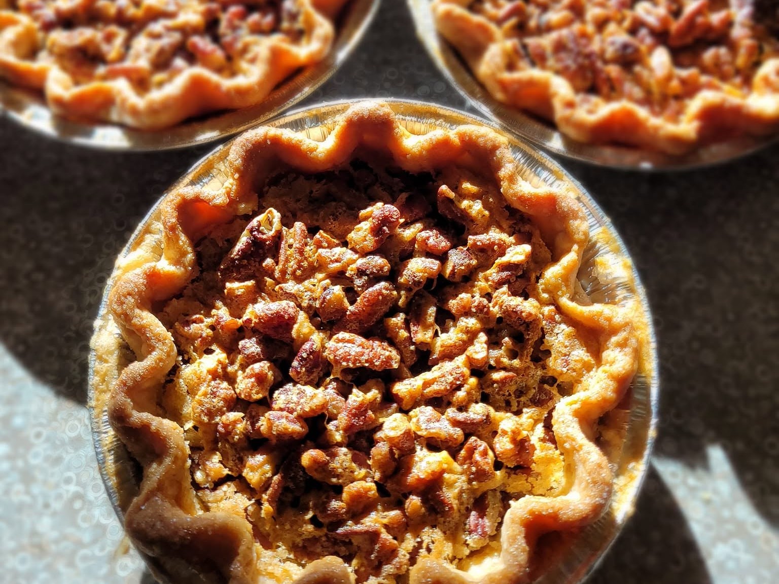 Bakery pies at Echo Valley